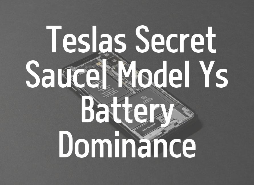  Teslas Secret Sauce| Model Ys Battery Dominance