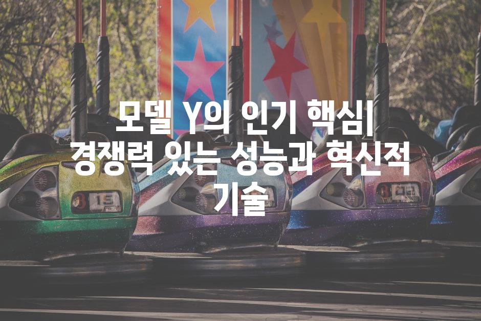  모델 Y의 인기 핵심| 경쟁력 있는 성능과 혁신적 기술