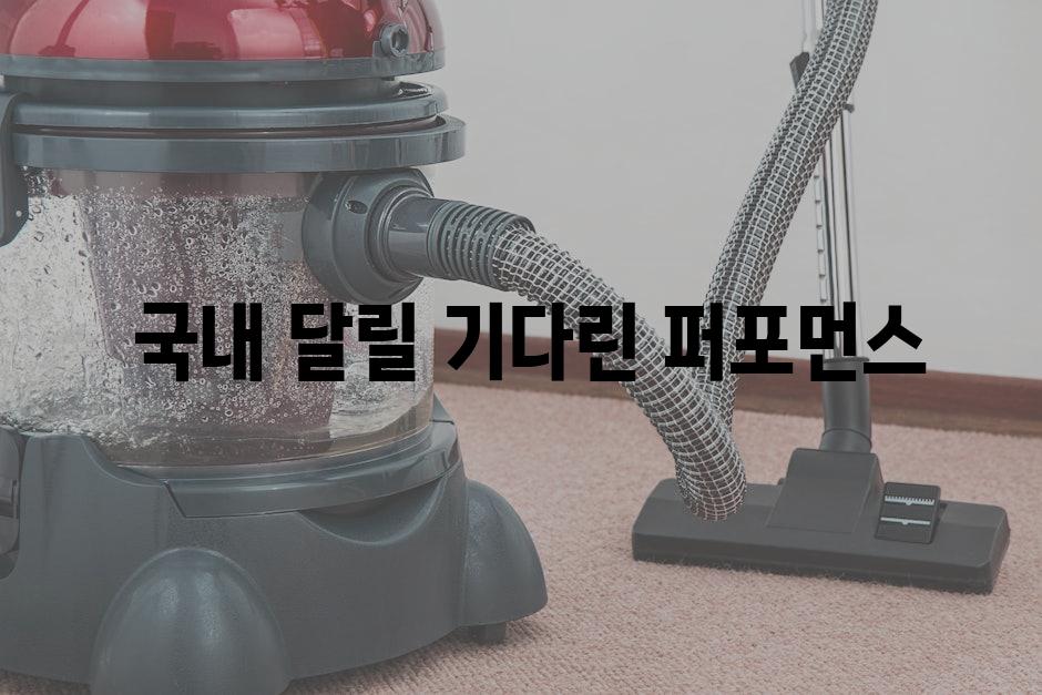  국내 달릴 기다린 퍼포먼스