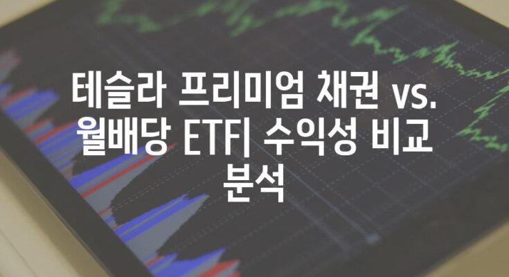 테슬라 프리미엄 채권 vs. 월배당 ETF| 수익성 비교 분석