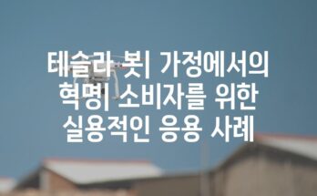 테슬라 봇| 가정에서의 혁명| 소비자를 위한 실용적인 응용 사례