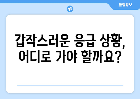 충청남도 예산군 응봉면 일요일 휴일 공휴일 야간 진료병원 리스트