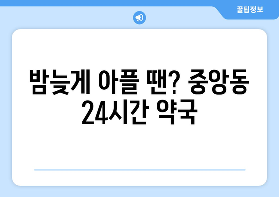 제주도 서귀포시 중앙동 24시간 토요일 일요일 휴일 공휴일 야간 약국