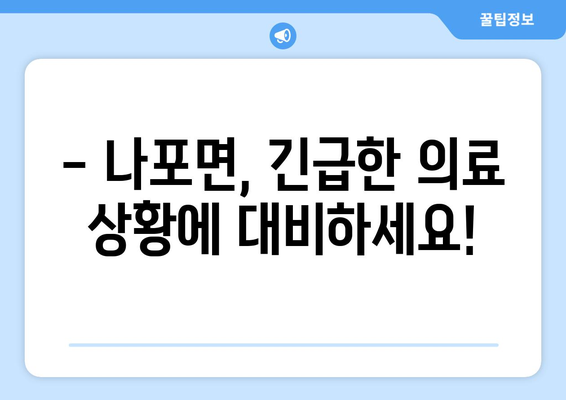 전라북도 군산시 나포면 일요일 휴일 공휴일 야간 진료병원 리스트