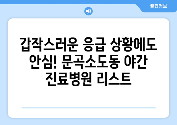 강원도 태백시 문곡소도동 일요일 휴일 공휴일 야간 진료병원 리스트