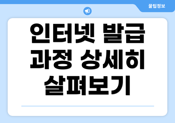 인터넷 발급 과정 상세히 살펴보기